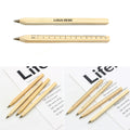 Square Wooden Ruler Pen