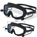 Large Frame Swimming Goggles With Earplugs