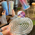 24 Oz Double-wall Plastic Fish Scales Tumbler
