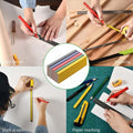 Flat Octagonal Woodworking Construction Pencils with Sharpener Cutter