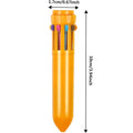 Christmas 10 In 1 Mini Retractable Pen Multi-Color