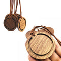 Oil Fragrant Diffusers Round Wood Pendant