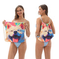 Full Color 2-in-1 Foldable Beach Towel Drawstring Backpack