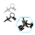 3D Metal Model Airplane Keychain Simulated Passenger Plane