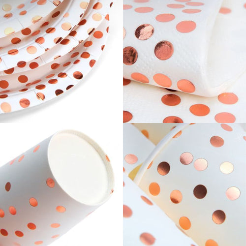 175Pcs Disposable Dinnerware Sets Serve 25 For Party