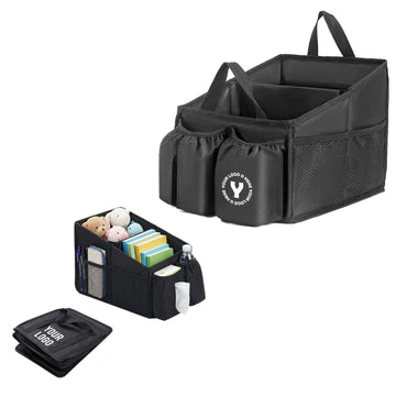 Foldable Car Seat Organizer With Handle