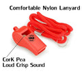 Abs Plastic Emergency Cheer Whistle With Lanyard