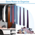 Wooden Belt Hanger Rack With 14 Hooks