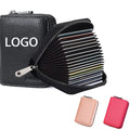 Rfid Blocking Zippered Multi-Card Wallet
