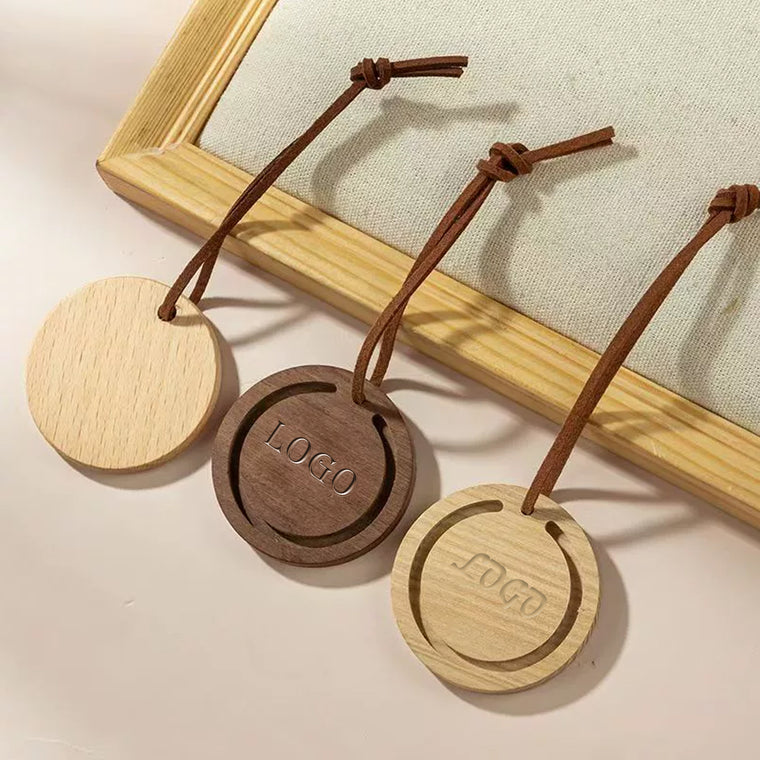 Oil Fragrant Diffusers Round Wood Pendant