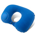 Portable U-Shaped Push Inflatable Neck Pillows Travel
