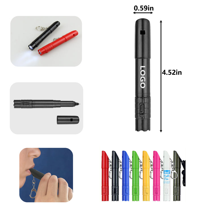 3-in-1 Whistle Pen Light