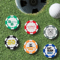 Funny Poker Chip Golf Ball Markers