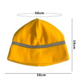 Fleece Lined Warm Beanie with Reflective Strip