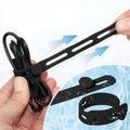 Adjustable Silicone Cable Straps Wire Organizer