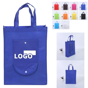 Non Woven Foldable Shopping Tote Bag With Wallet Bag