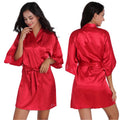 Women Satin Robe Sleepwear