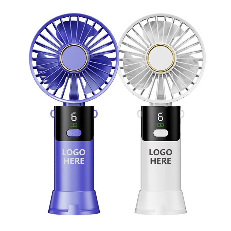 Mini Handheld Rechargeable Display Fan