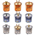 Glass Ashtray With Lids