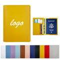 Pu Leather Multi-Pocket Passport Case