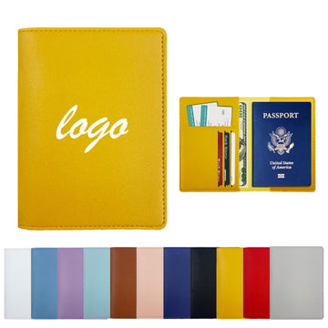 Pu Leather Multi-Pocket Passport Case