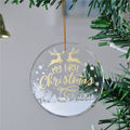 Custom Round Christmas Ornament