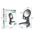 ABS Desktop Folding Phone Holder Stand With Mirror