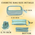 Semi-Transparent Cosmetic Bag