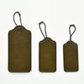 Leather Luggage Tags & Bag Charms