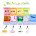 Travel Weekly Pill Box 7-Day - BPA-Free Medicine Case