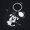 Custom Cute Pet Keychain with Swinging Head