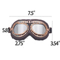 Angled Motorcycle Windproof Goggles