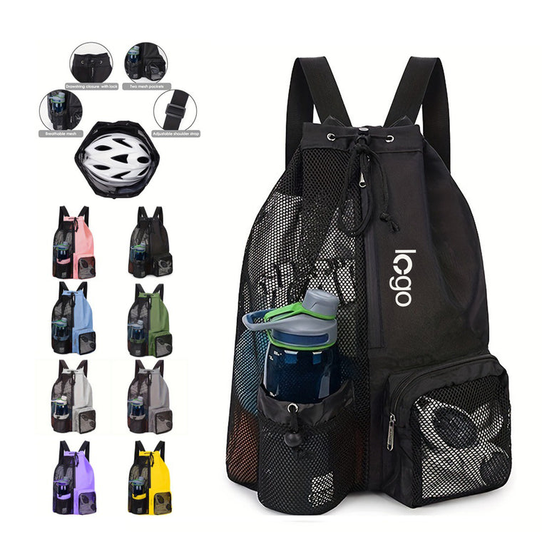 Mesh Drawstring Backpack