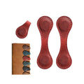 Vintage Pu Leather Bone-Shape Double-Sided Magnetic Bookmark