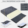 44" Leather Tag Plush Pet Mat
