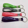 Printed Silicone Wristband Keychain
