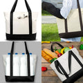 Canvas Stitching Tote Bag