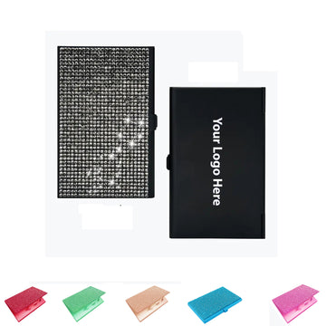 Stylish Rhinestone Business Card Holder