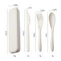 Portable Wheat Straw Cutlery Set