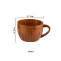 Wooden Coffee Mug with Handle
