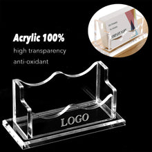 Clear Acrylic Business Card Holder for Desk Display