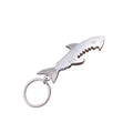 Shark Metal Bottle Opener Keychain
