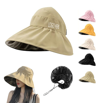 Foldable Ponytail Sun Hat