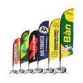 Feather Flag Kit- Double Sided W/Spike Base