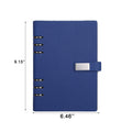 Refillable Leather A5 Loose Leaf Notebook