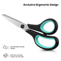 Heavy-Duty Precision Scissors with Comfort-Grip Handle