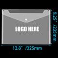 Clear A4 File Envelope Bag