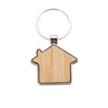 Bamboo-Metal Keychain