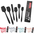 6-Piece Heat-Resistant Silicone Spatula Set