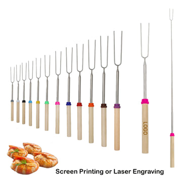 Stainless Steel Telescopic Barbecue Stick
